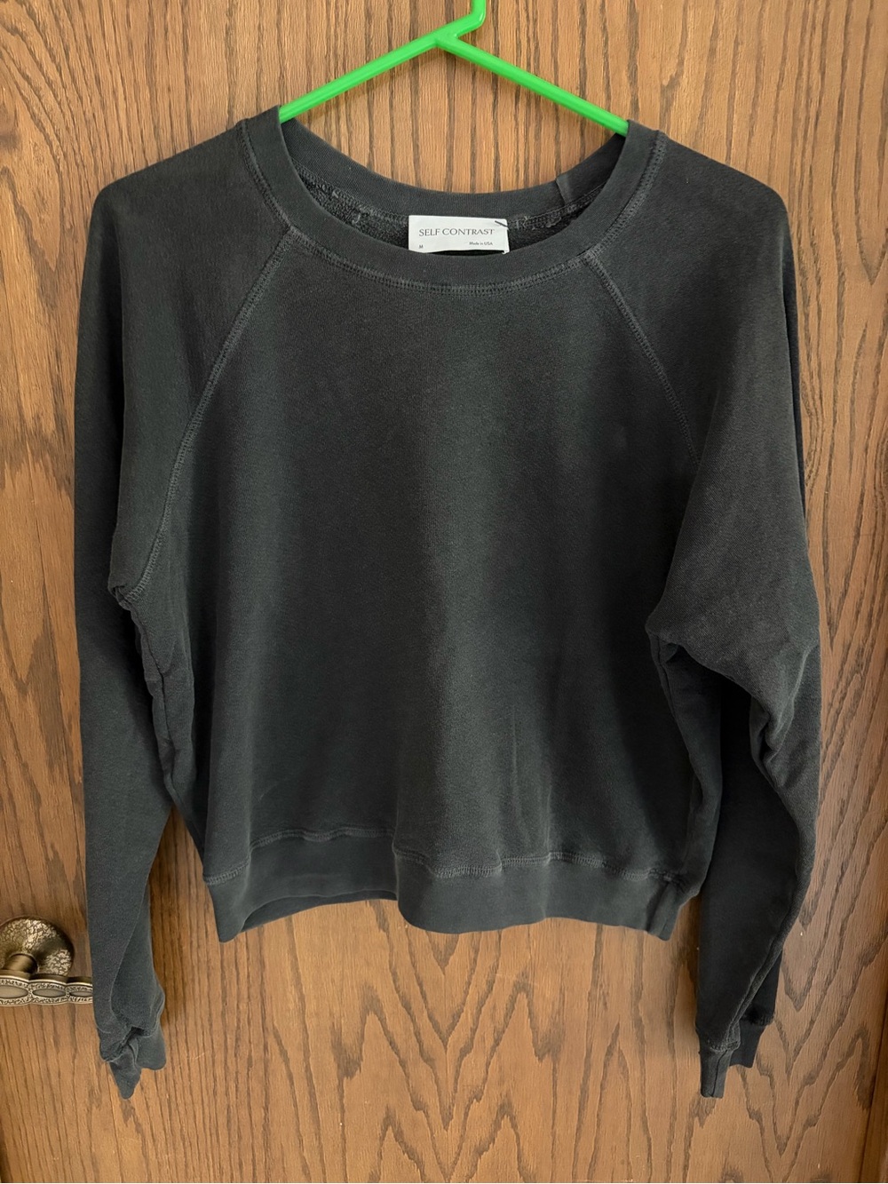 Self Contrast Granite/Grey Crewneck Mackinley Sweatshirt Medium